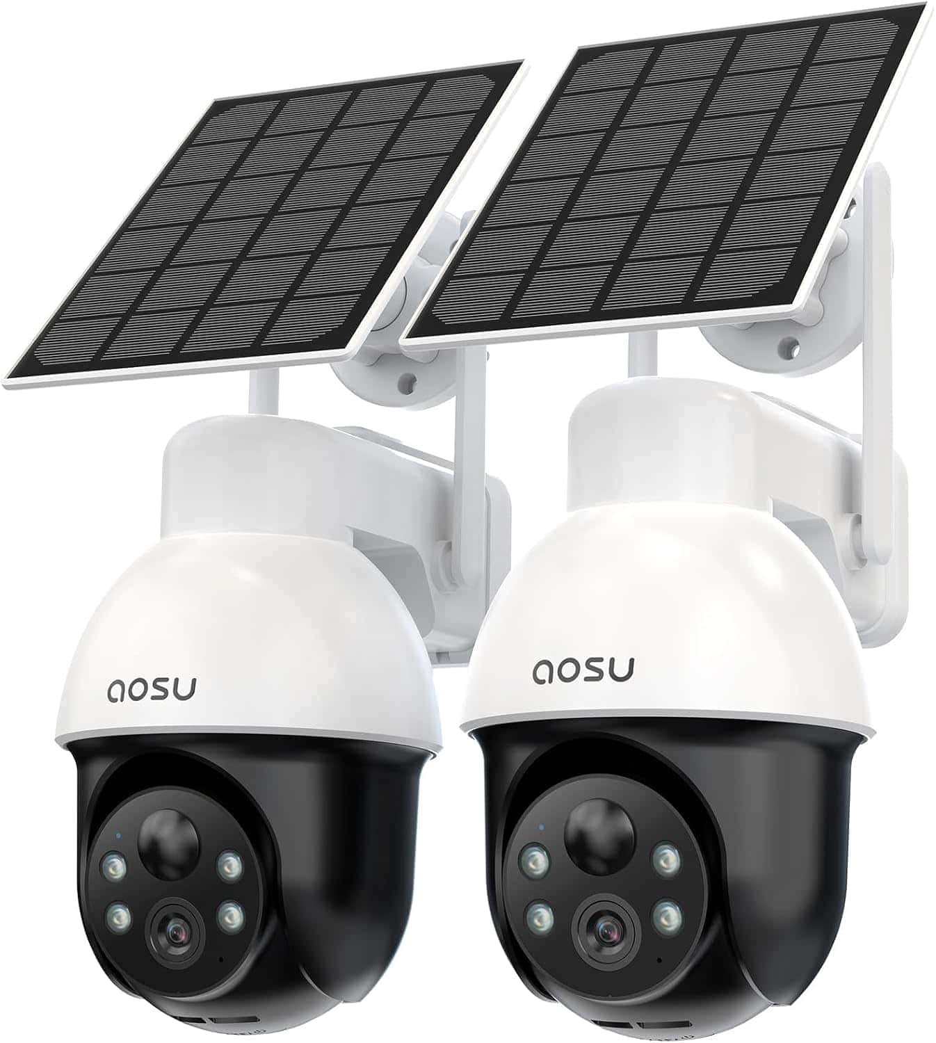 AOSU 3K5MP Solar Security Cameras System