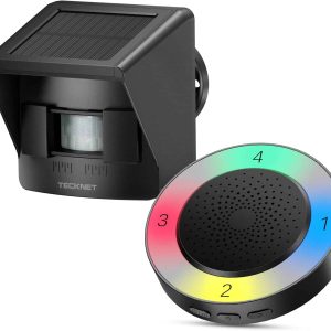 TECKNET Solar Wireless Driveway Alarm