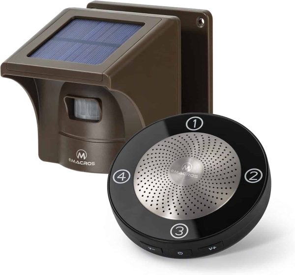 eMACROS Solar Wireless Driveway Alarm